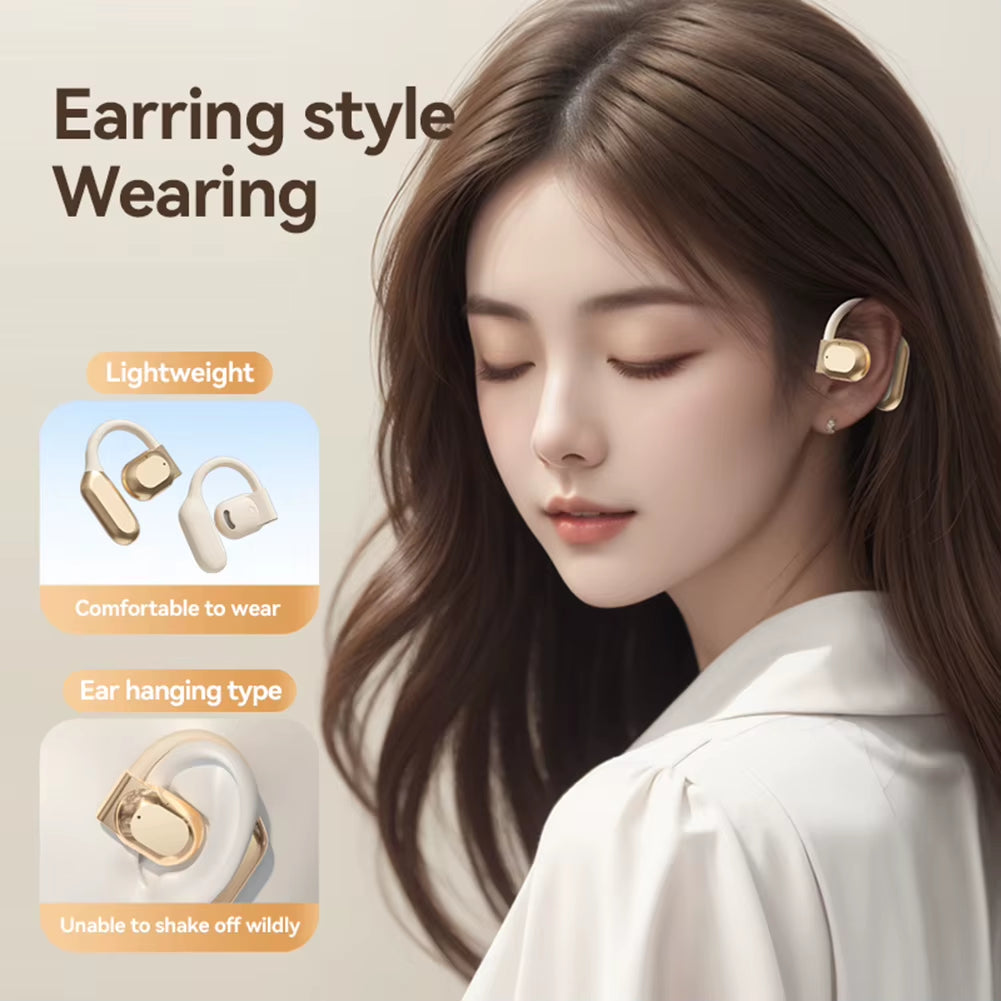 M62 Translator Earbud Wireless Earphones Bluetooth Translation Earbuds Noise Cancelling Real Time AI Translator Earbuds Ear Hook